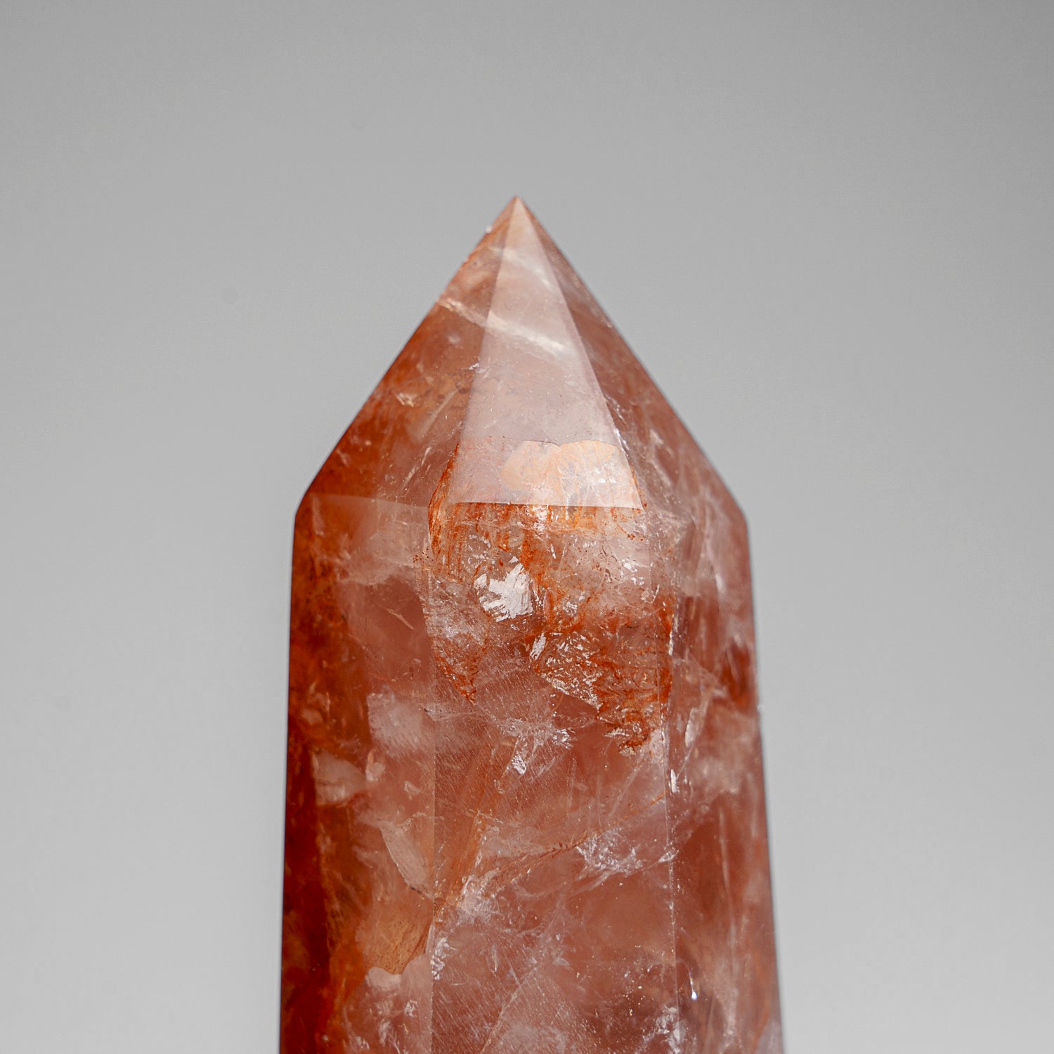 Genuine Polished Strawberry Quartz Point (1 lbs)