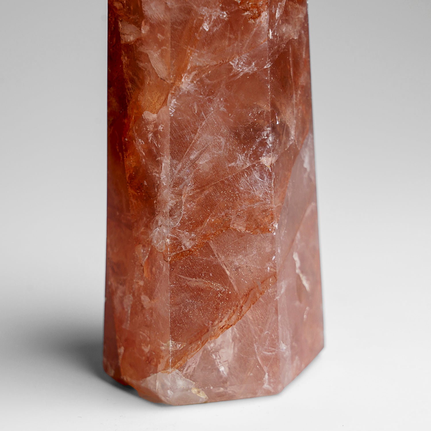 Genuine Polished Strawberry Quartz Point (1 lbs)