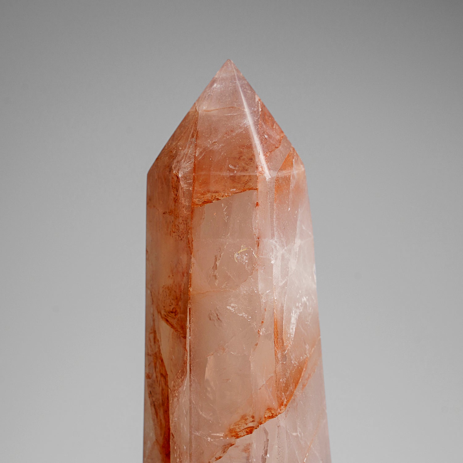 Genuine Polished Strawberry Quartz Point (2 lbs)