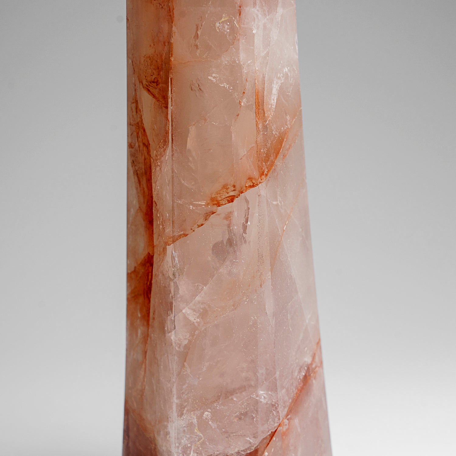 Genuine Polished Strawberry Quartz Point (2 lbs)