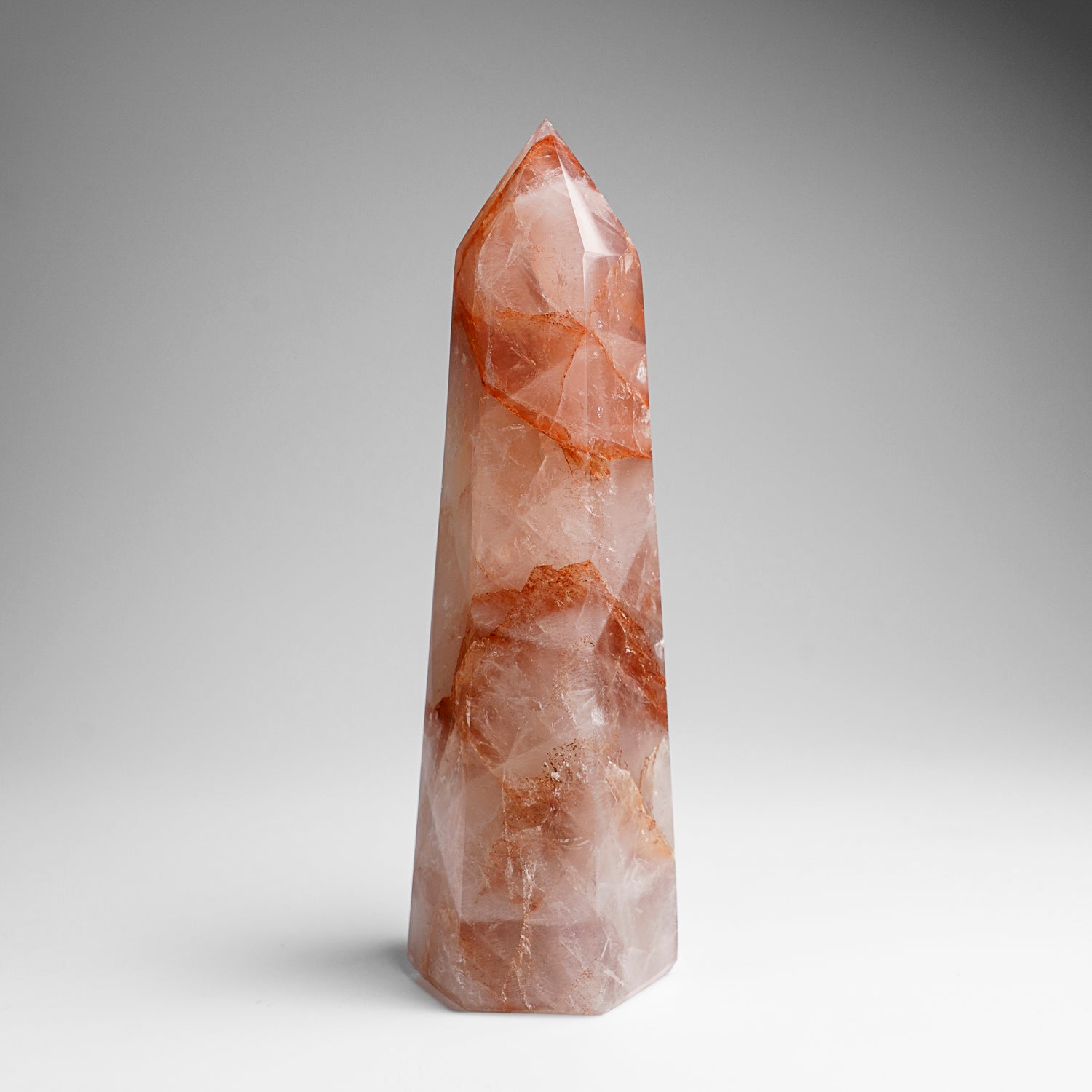 Genuine Polished Strawberry Quartz Point (2 lbs)