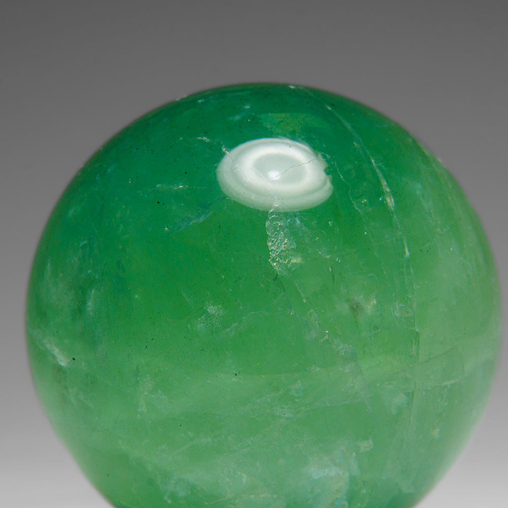 Genuine Green Fluorite Sphere From Mexico (424.8 grams)