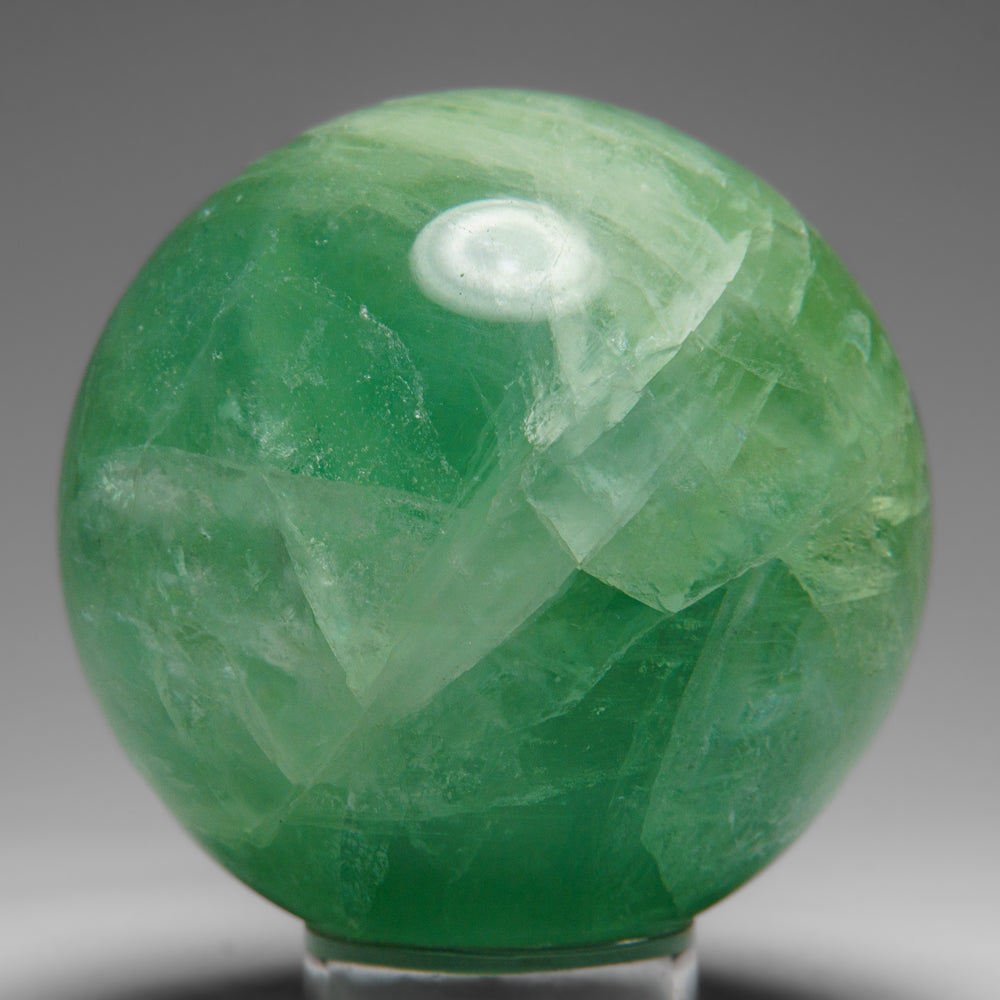 Genuine Green Fluorite Sphere From Mexico (554 grams)