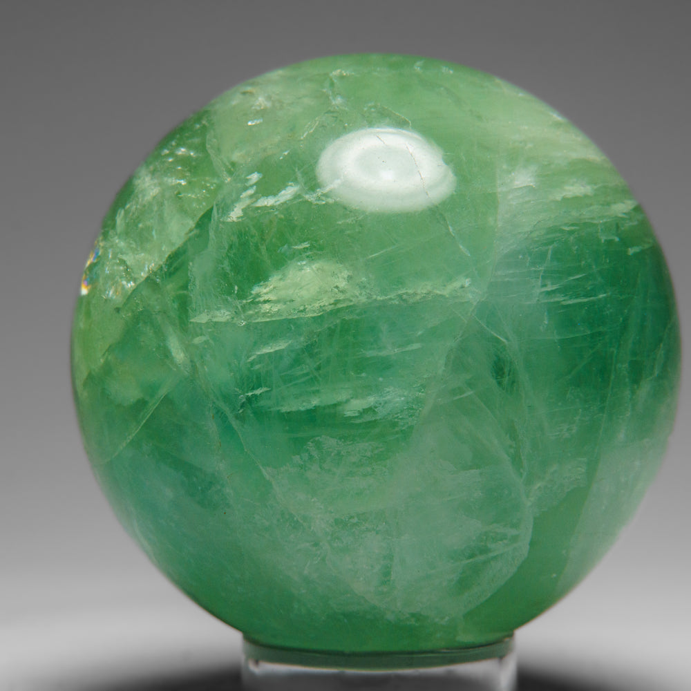 Genuine Green Fluorite Sphere From Mexico (554 grams)