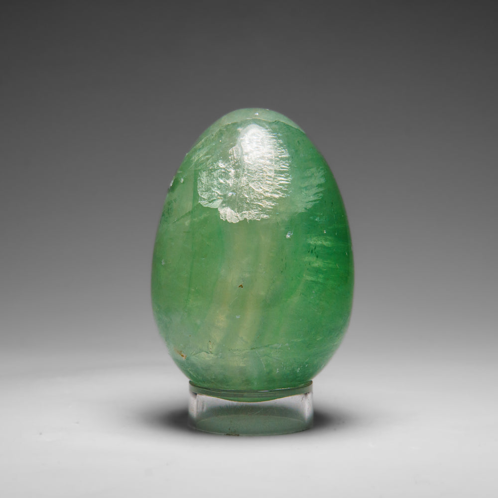 Genuine Green Fluorite Egg From Mexico (327 grams)