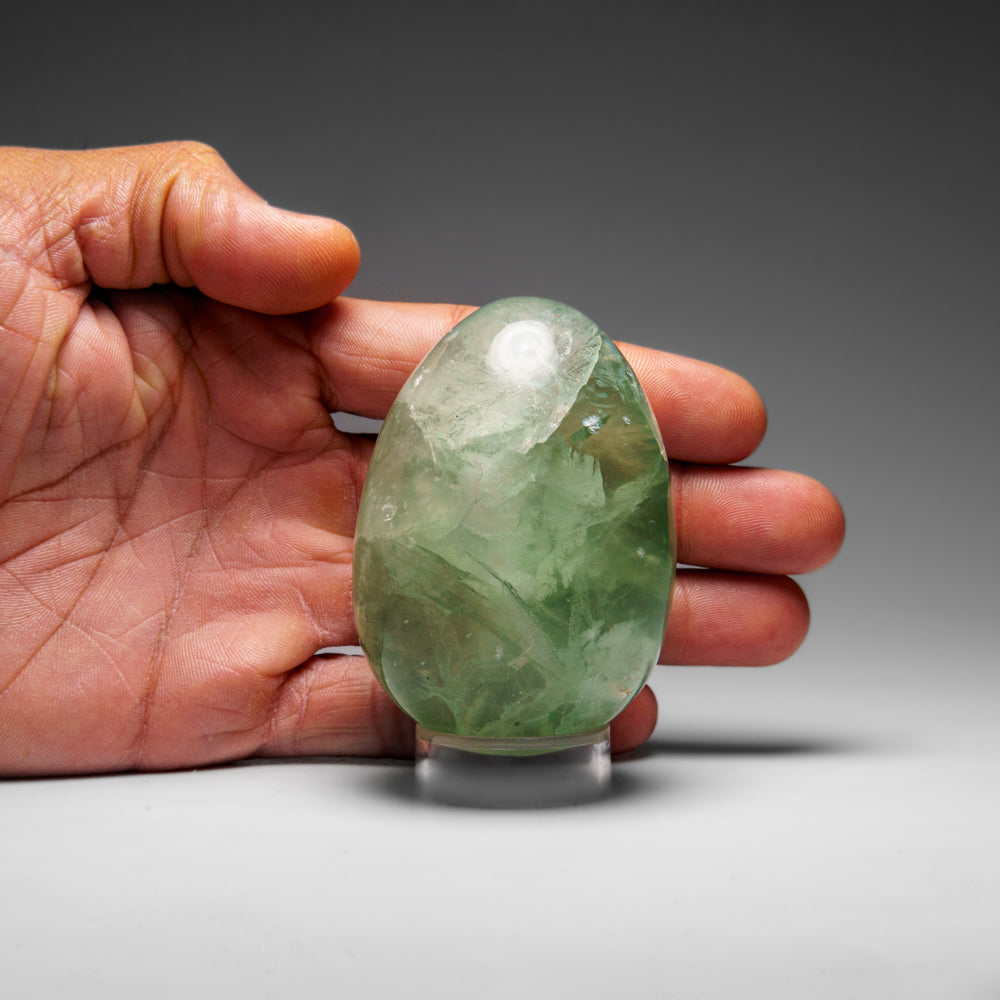 Genuine Green Fluorite Egg From Mexico (327 grams)