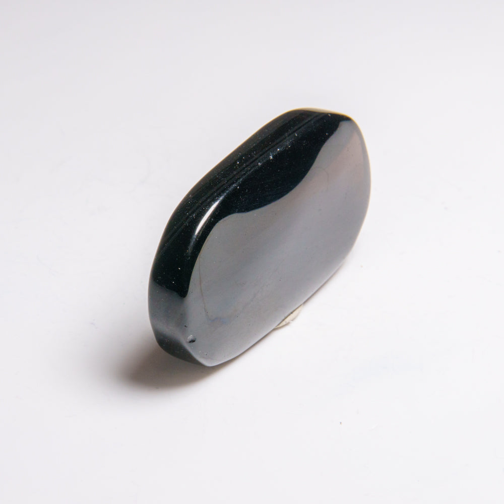 Genuine Polished Gem Transparent Obsidian (Small) Palm Crystal