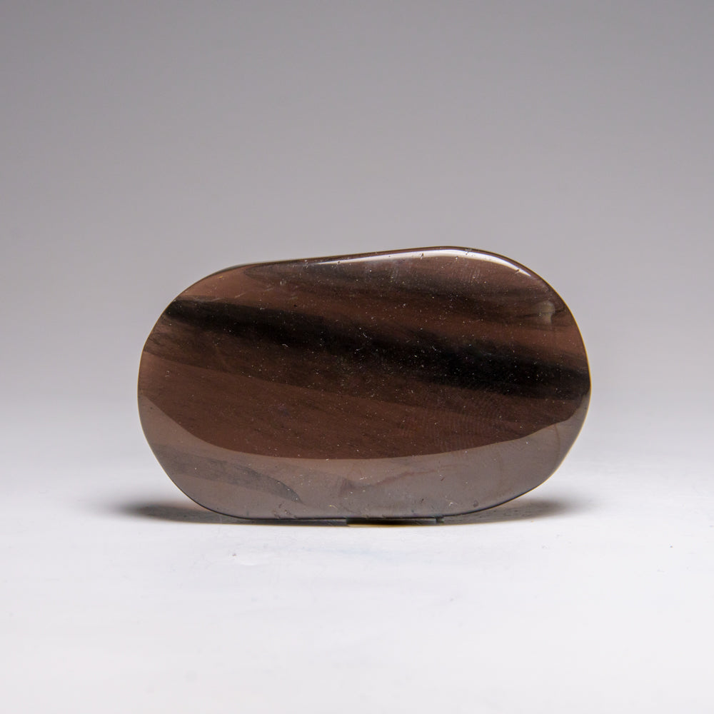 Genuine Polished Gem Transparent Obsidian (Large) Palm Crystal