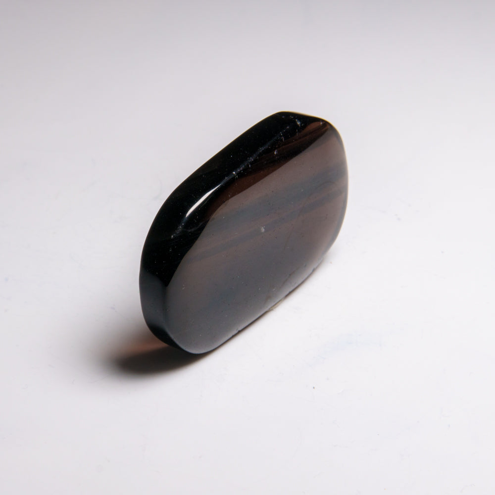 Genuine Polished Gem Transparent Obsidian (Large) Palm Crystal