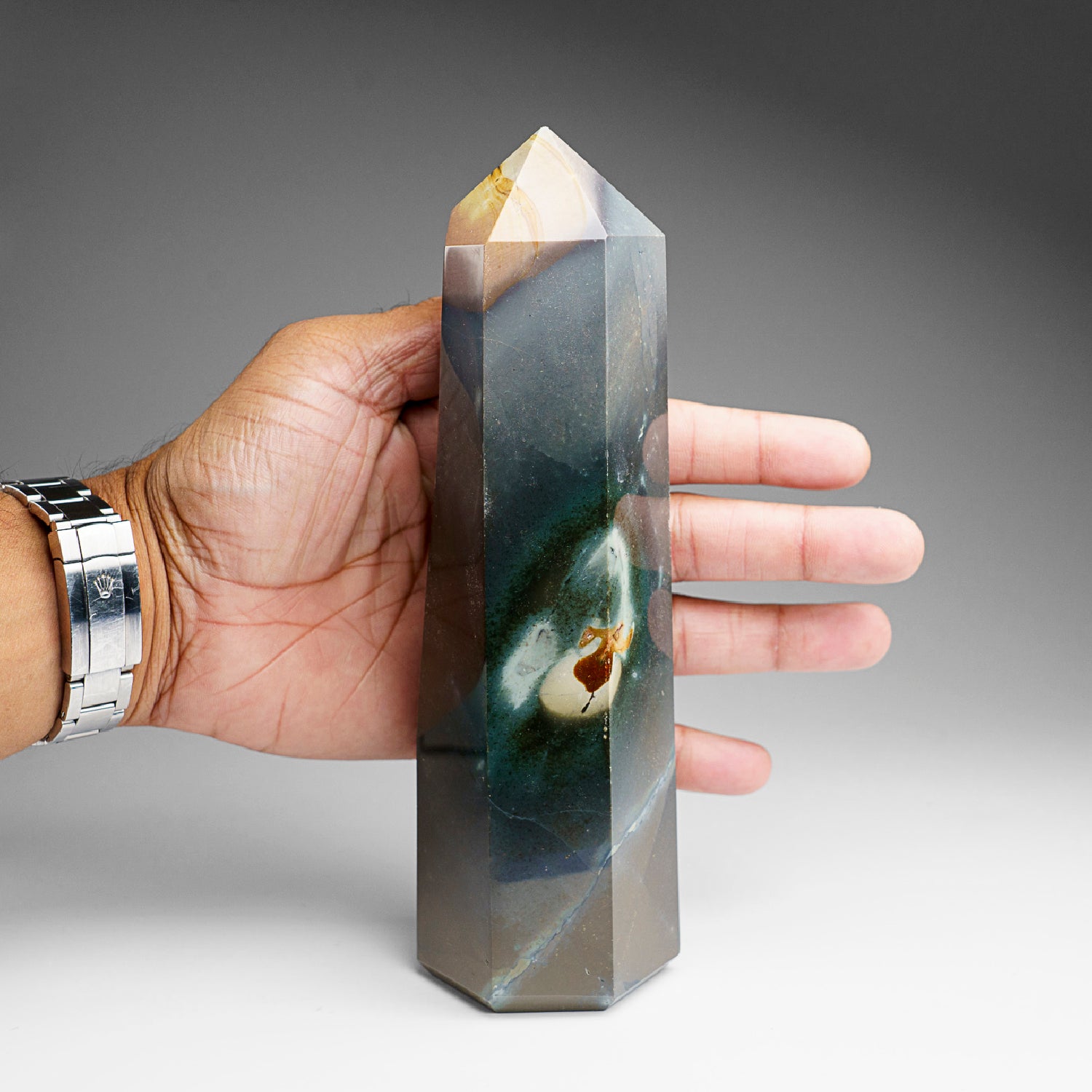 Polished Polychrome Point from Madagascar (2.2 lbs)