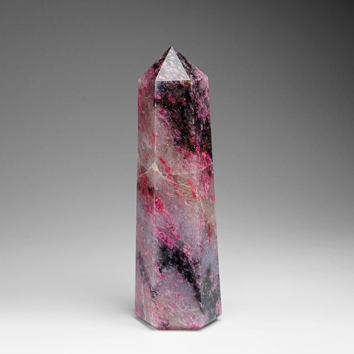 Genuine Polished Imperial Rhodonite Point (1.4 lbs)