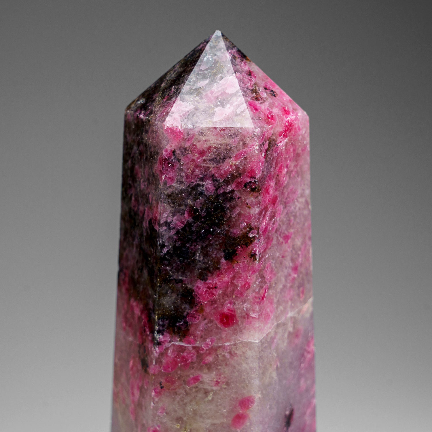 Genuine Polished Imperial Rhodonite Point (1.4 lbs)