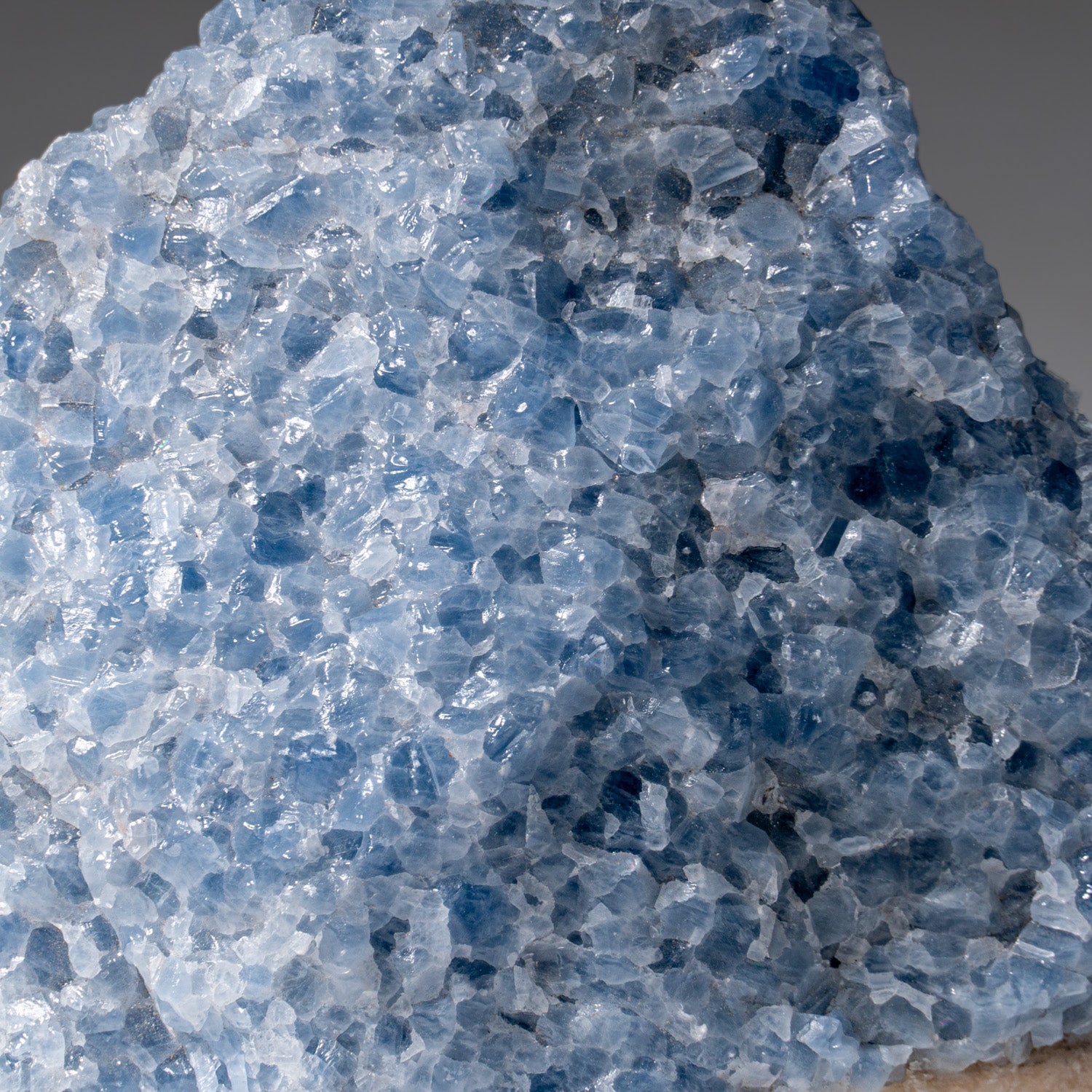 Blue Calcite Crystal Cluster from Mexico (2.8 lbs)
