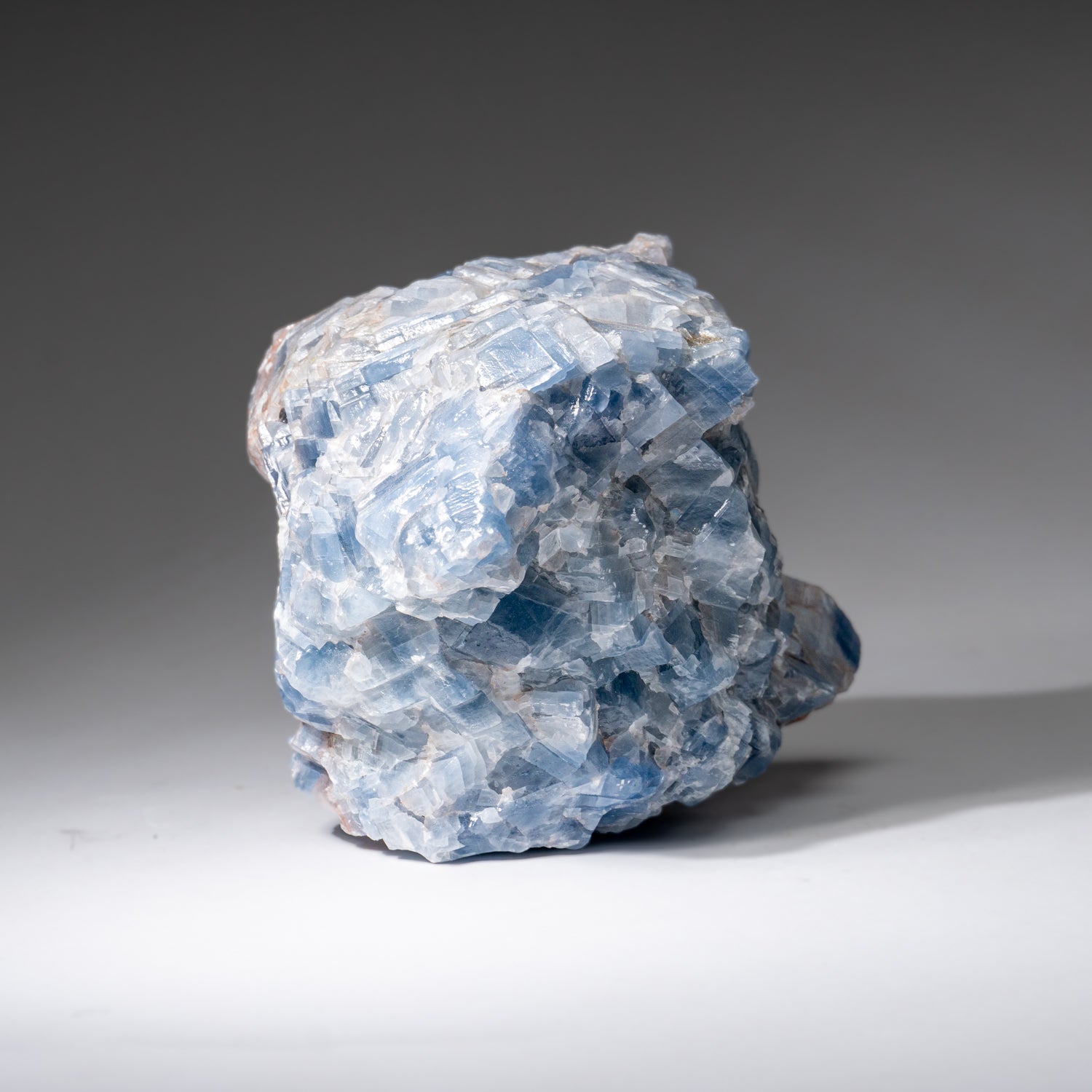 Blue Calcite Crystal Cluster from Mexico (4.8 lbs)