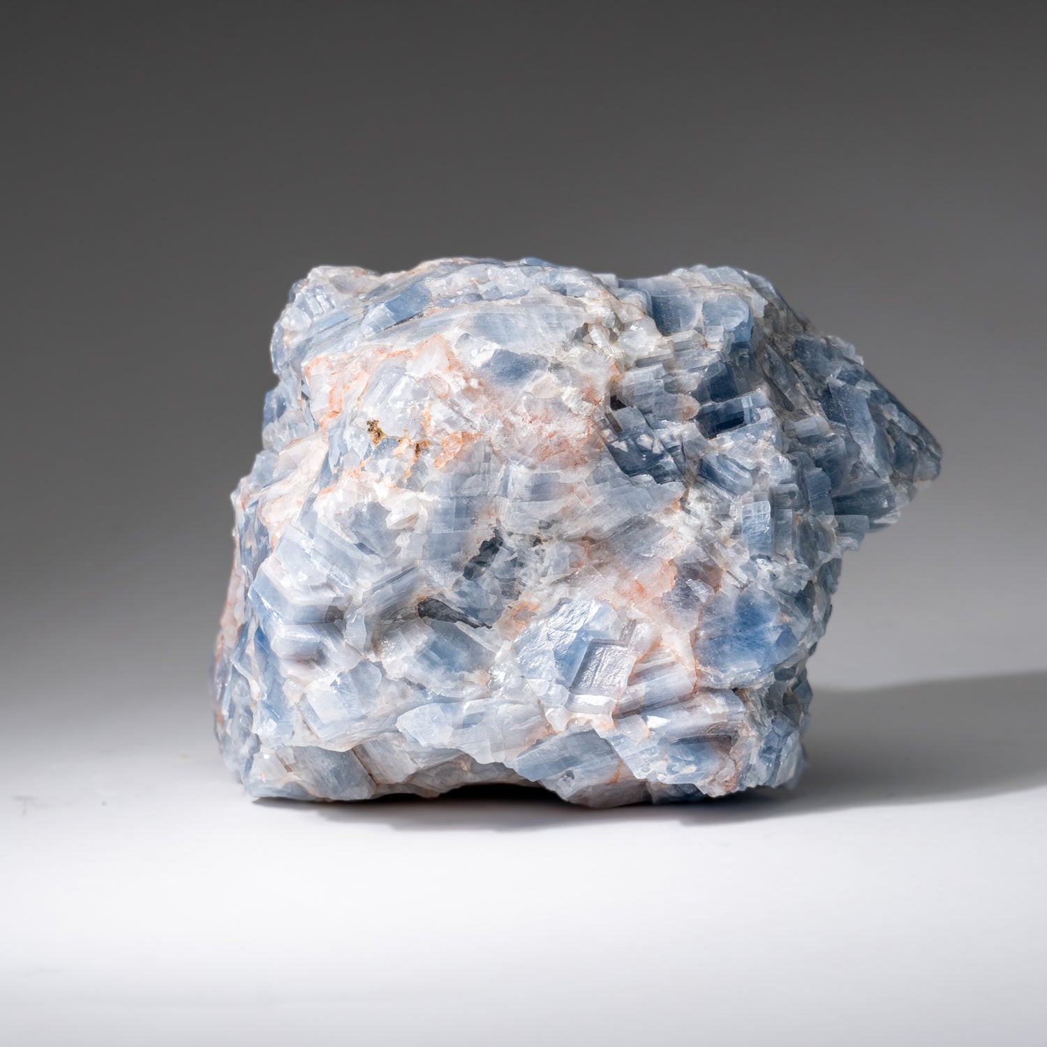 Blue Calcite Crystal Cluster from Mexico (4.8 lbs)