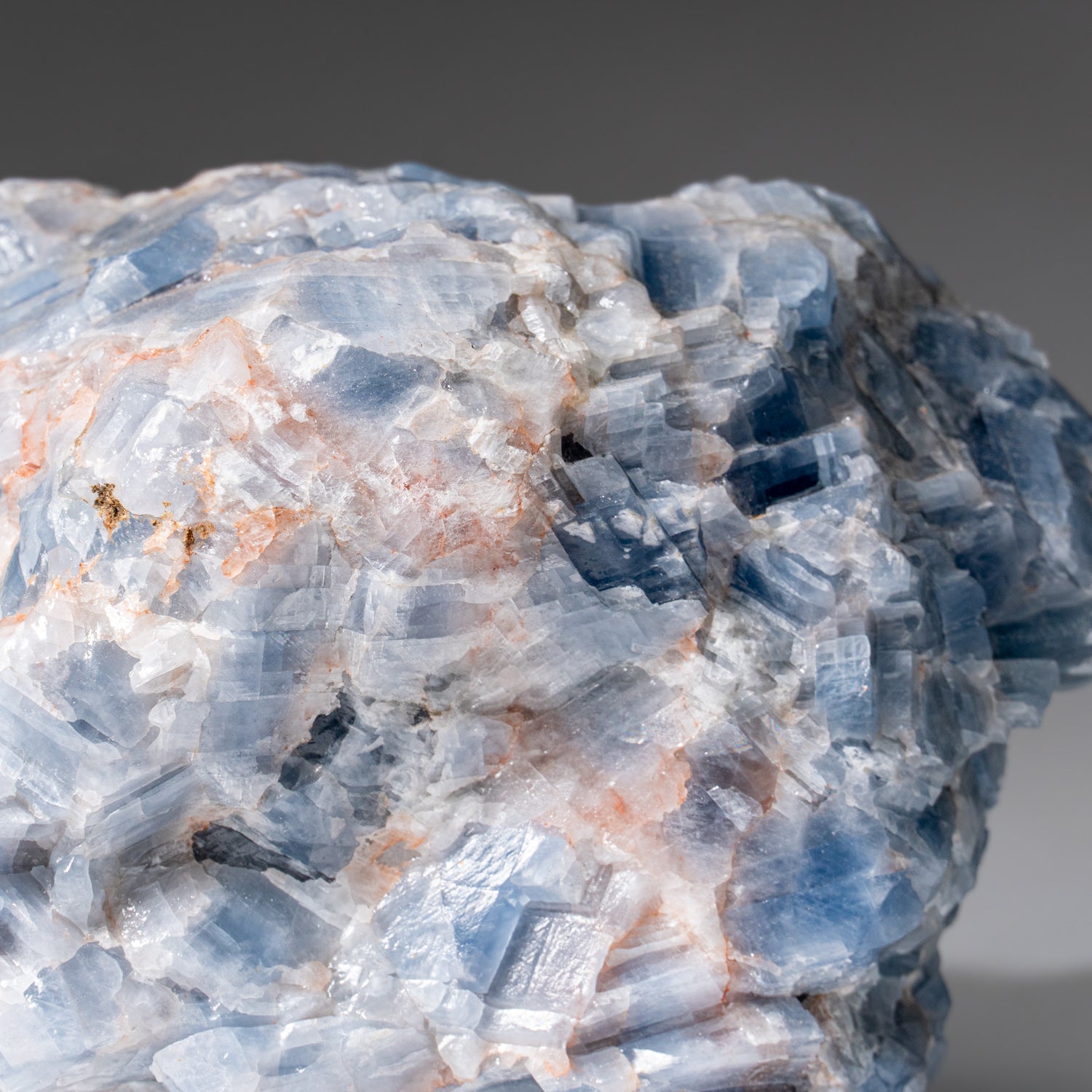 Blue Calcite Crystal Cluster from Mexico (4.8 lbs)