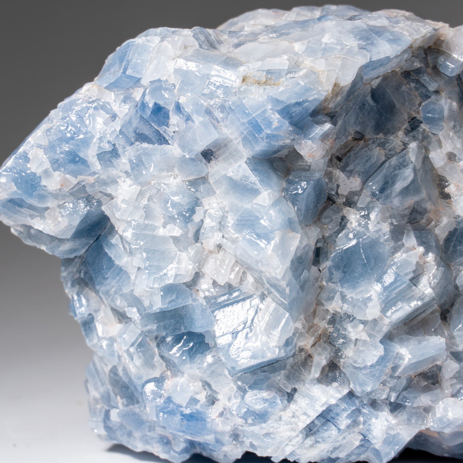 Blue Calcite Crystal Cluster from Mexico (4.8 lbs)