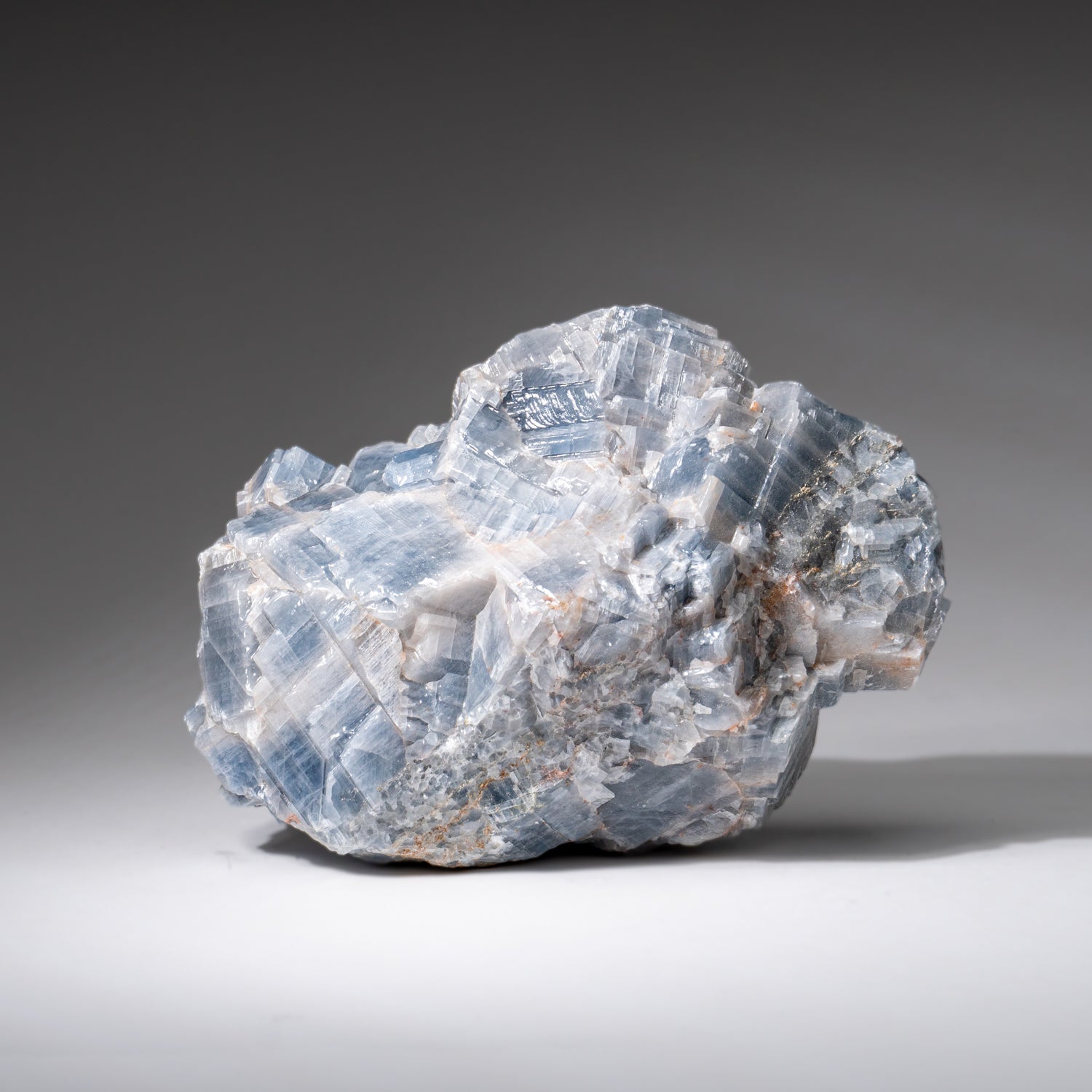 Blue Calcite Crystal Cluster from Mexico (4.5 lbs)