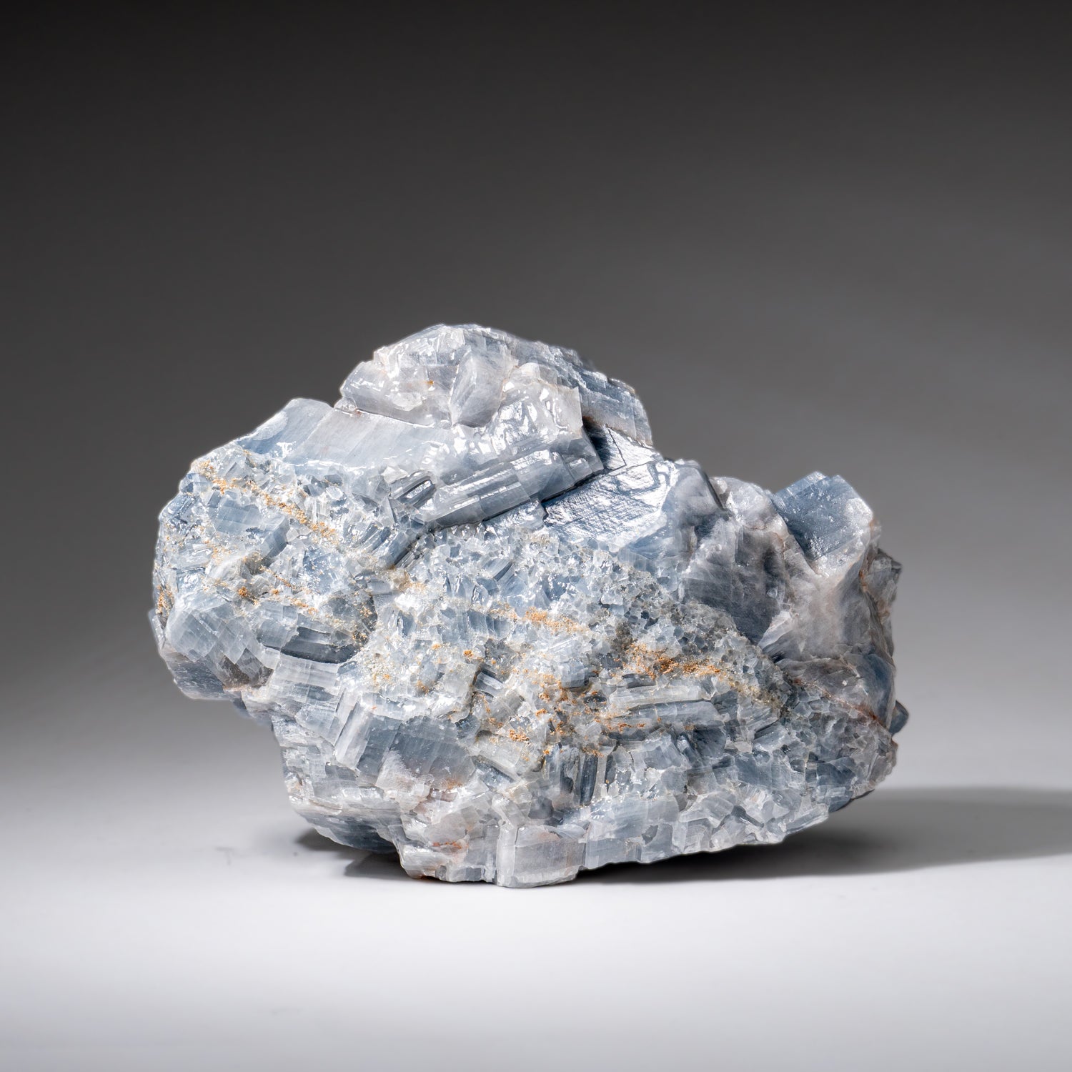 Blue Calcite Crystal Cluster from Mexico (4.5 lbs)