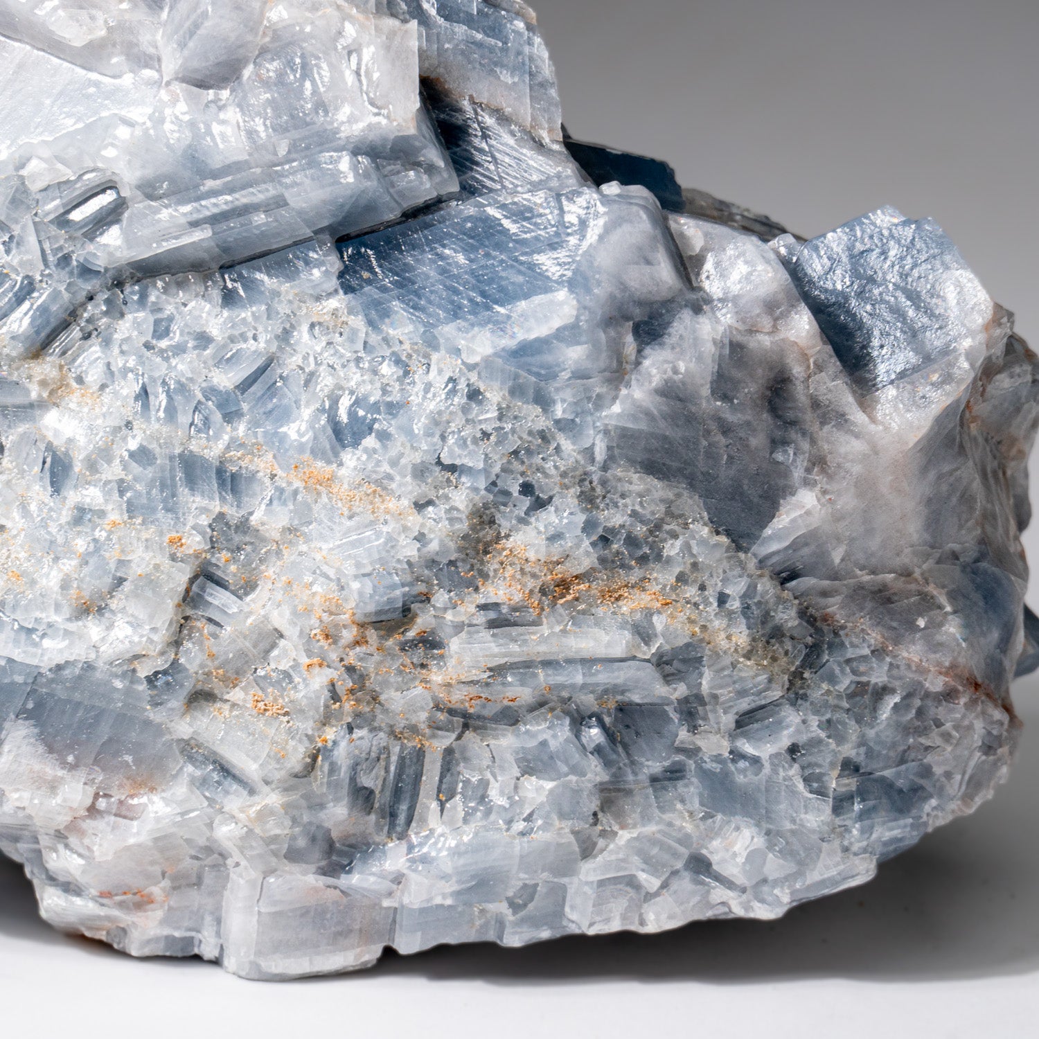 Blue Calcite Crystal Cluster from Mexico (4.5 lbs)