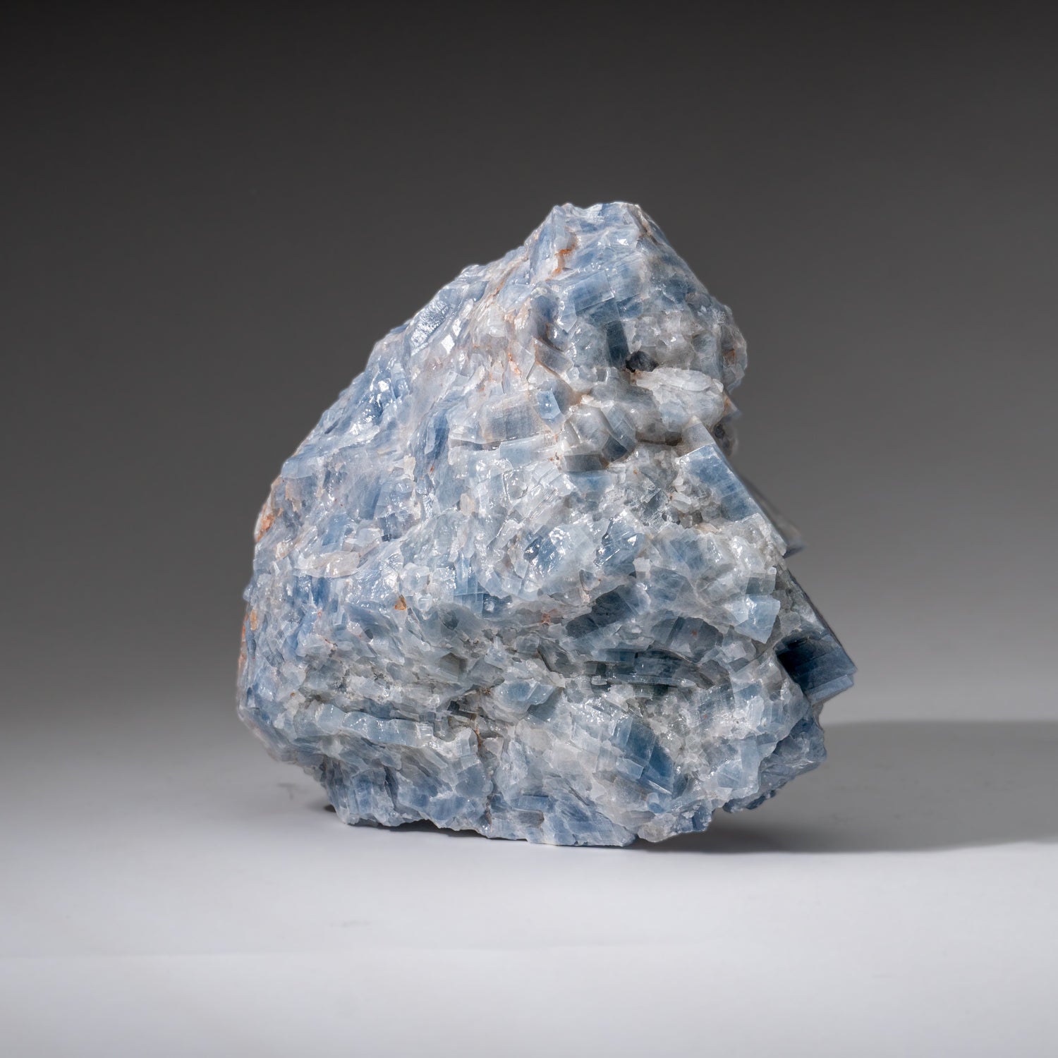 Blue Calcite Crystal Cluster from Mexico (4.6 lbs)