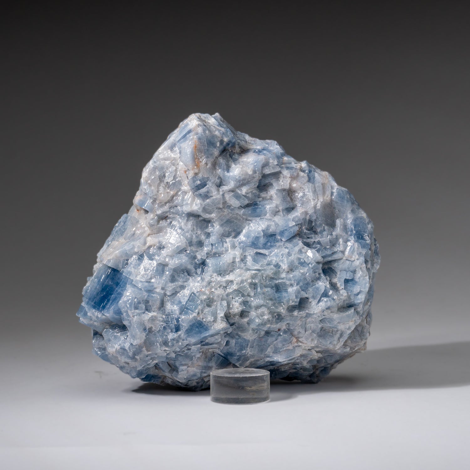 Blue Calcite Crystal Cluster from Mexico (4.6 lbs)