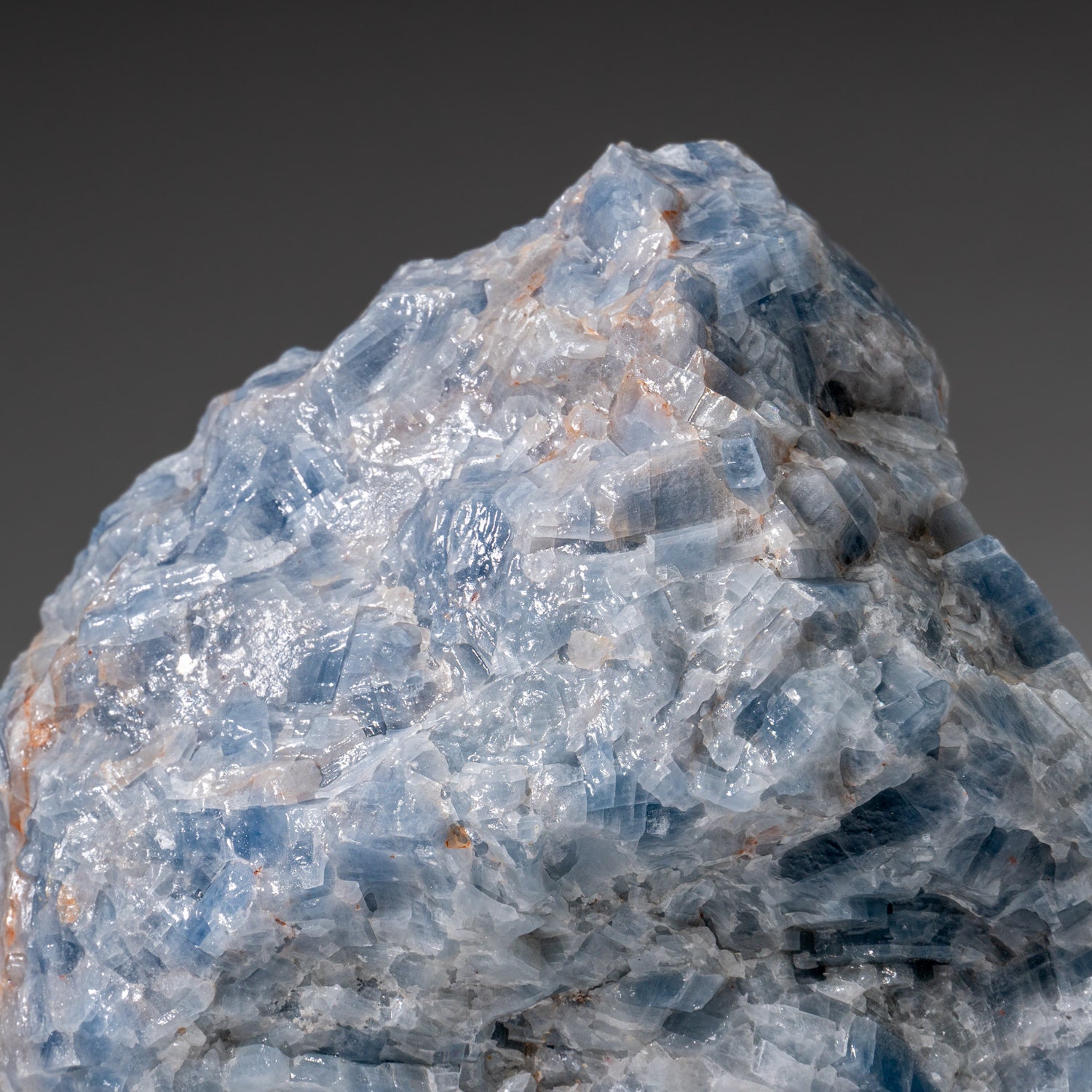 Blue Calcite Crystal Cluster from Mexico (4.6 lbs)