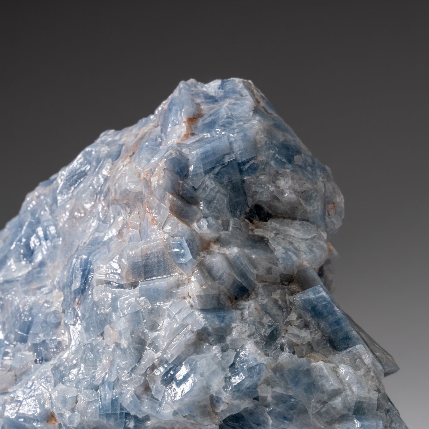 Blue Calcite Crystal Cluster from Mexico (4.6 lbs)