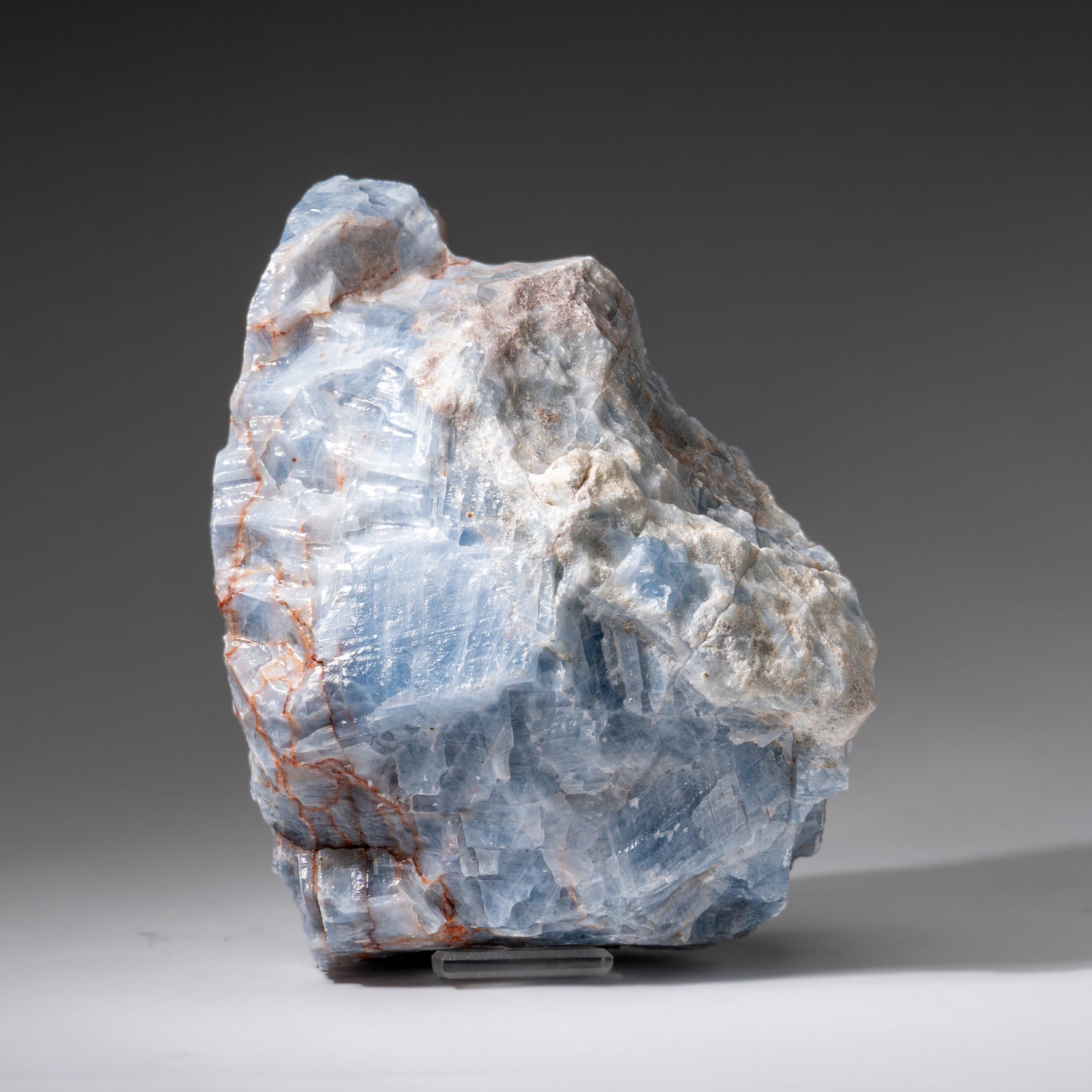 Blue Calcite Crystal Cluster from Mexico (6.6 lbs)