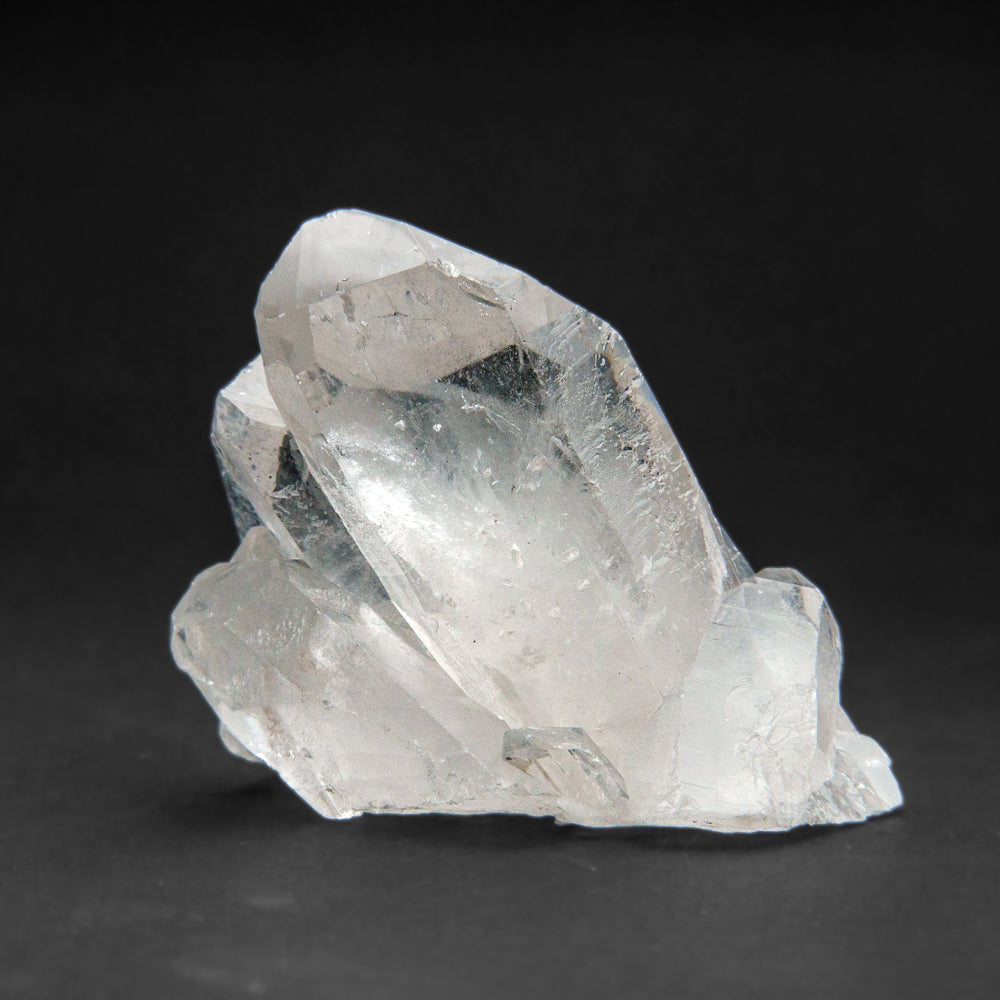 Genuine Clear Quartz Crystal Cluster from Brazil (326.6 grams)