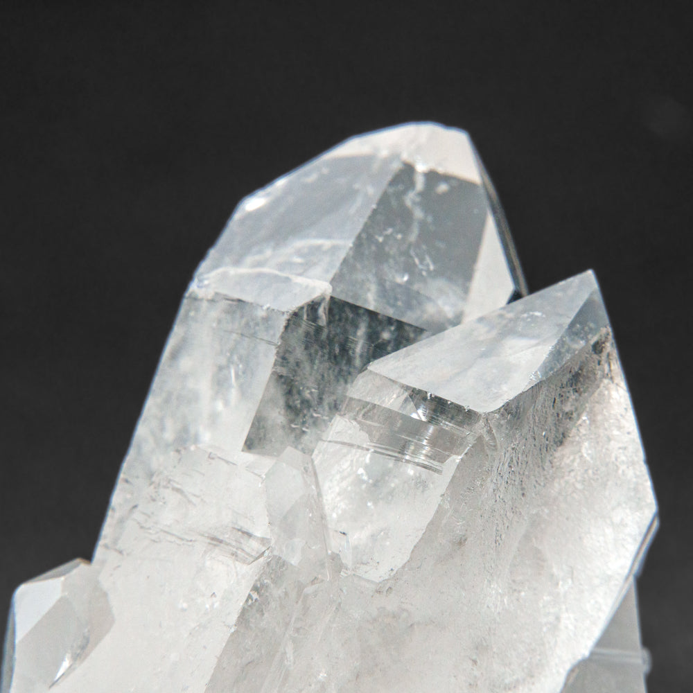 Genuine Clear Quartz Crystal Cluster from Brazil (326.6 grams)