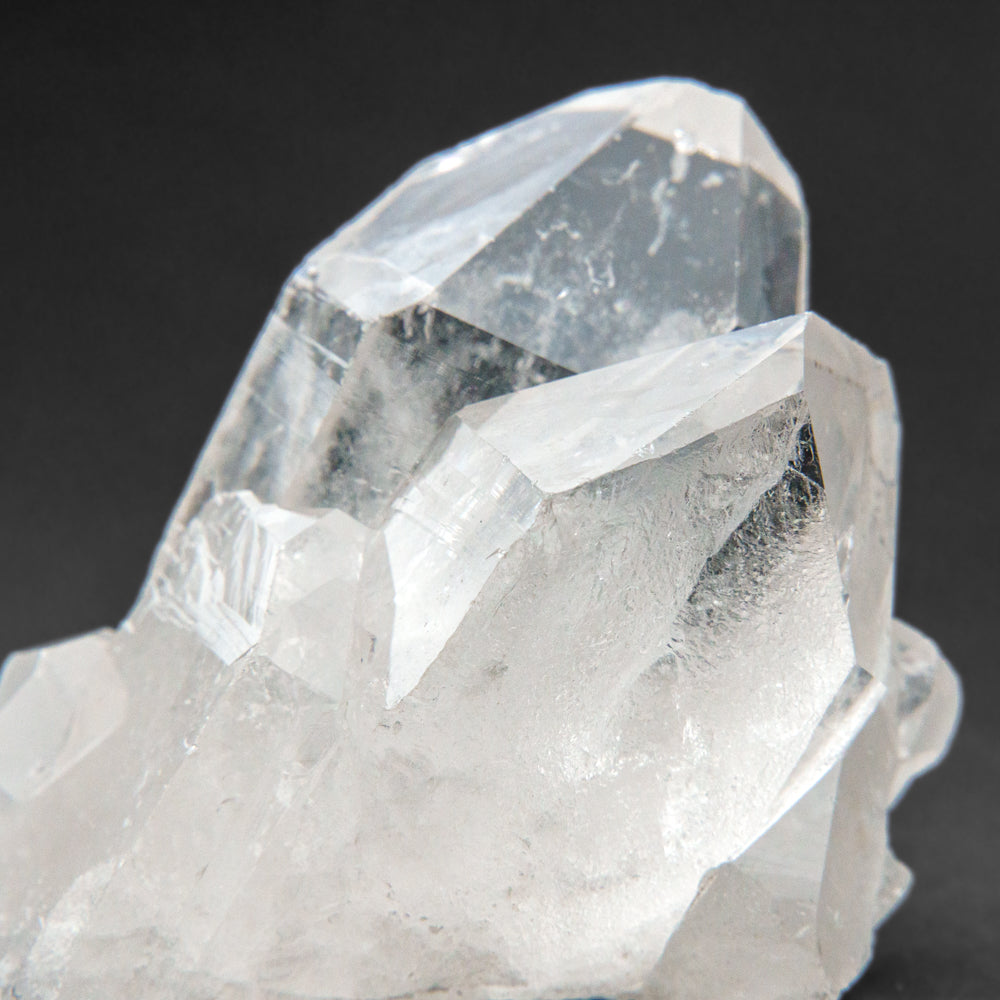 Genuine Clear Quartz Crystal Cluster from Brazil (326.6 grams)