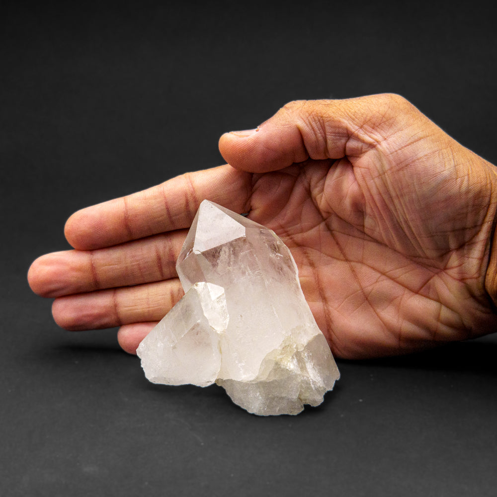 Genuine Clear Quartz Crystal Cluster from Brazil (234.3 grams)