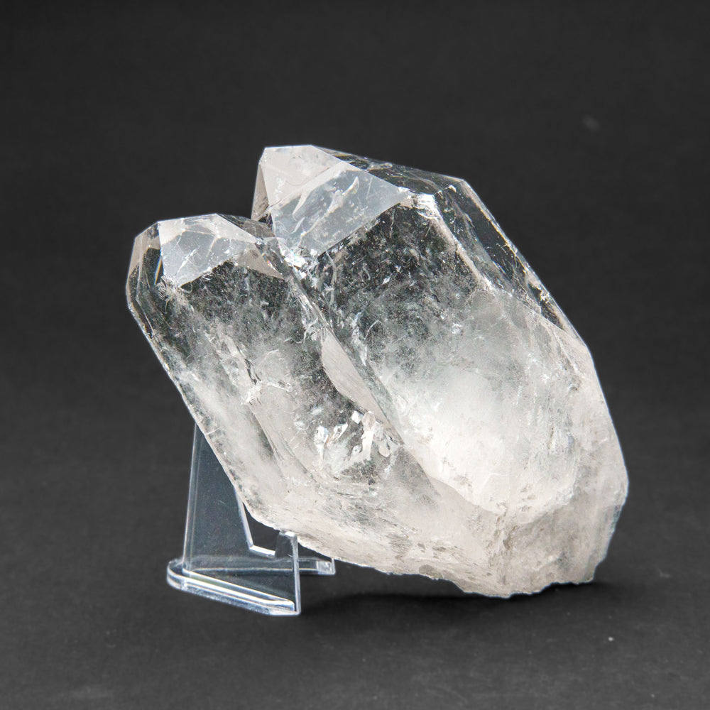 Genuine Clear Quartz Crystal Cluster from Brazil (408 grams)