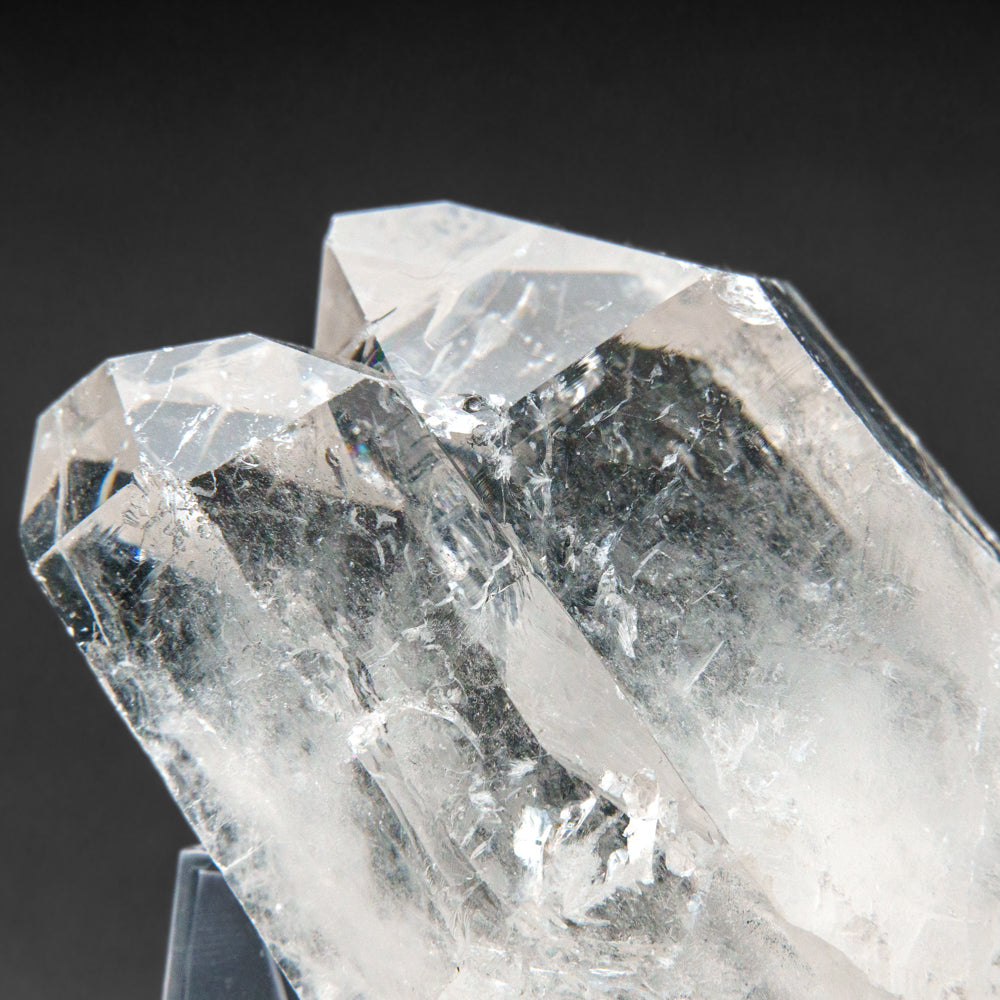 Genuine Clear Quartz Crystal Cluster from Brazil (408 grams)