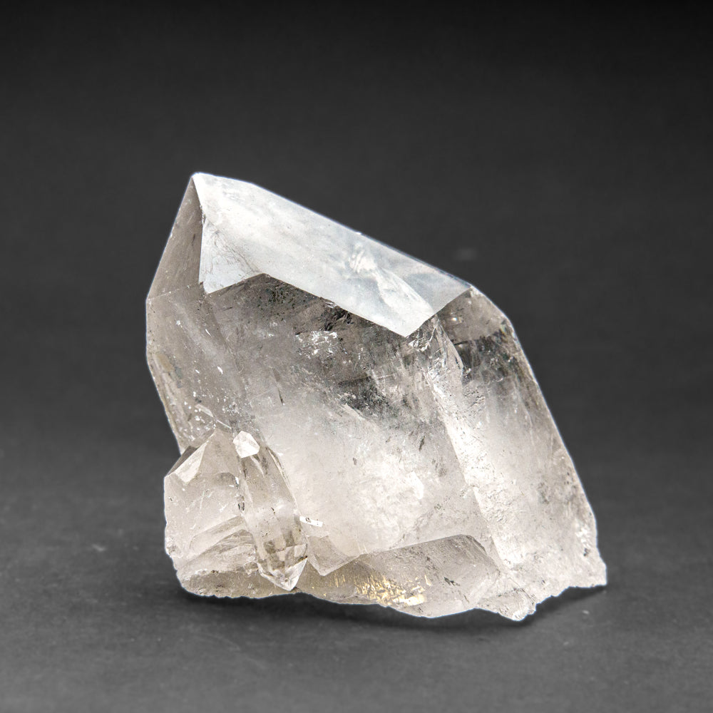 Genuine Clear Quartz Crystal Cluster from Brazil (408.1 grams)