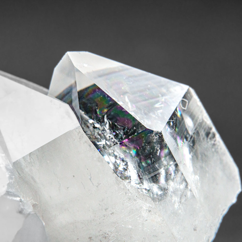 Genuine Clear Quartz Crystal Cluster from Brazil (1.5 lbs)