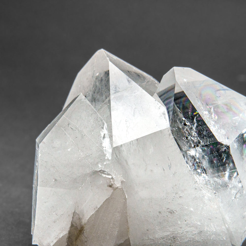 Genuine Clear Quartz Crystal Cluster from Brazil (1.5 lbs)