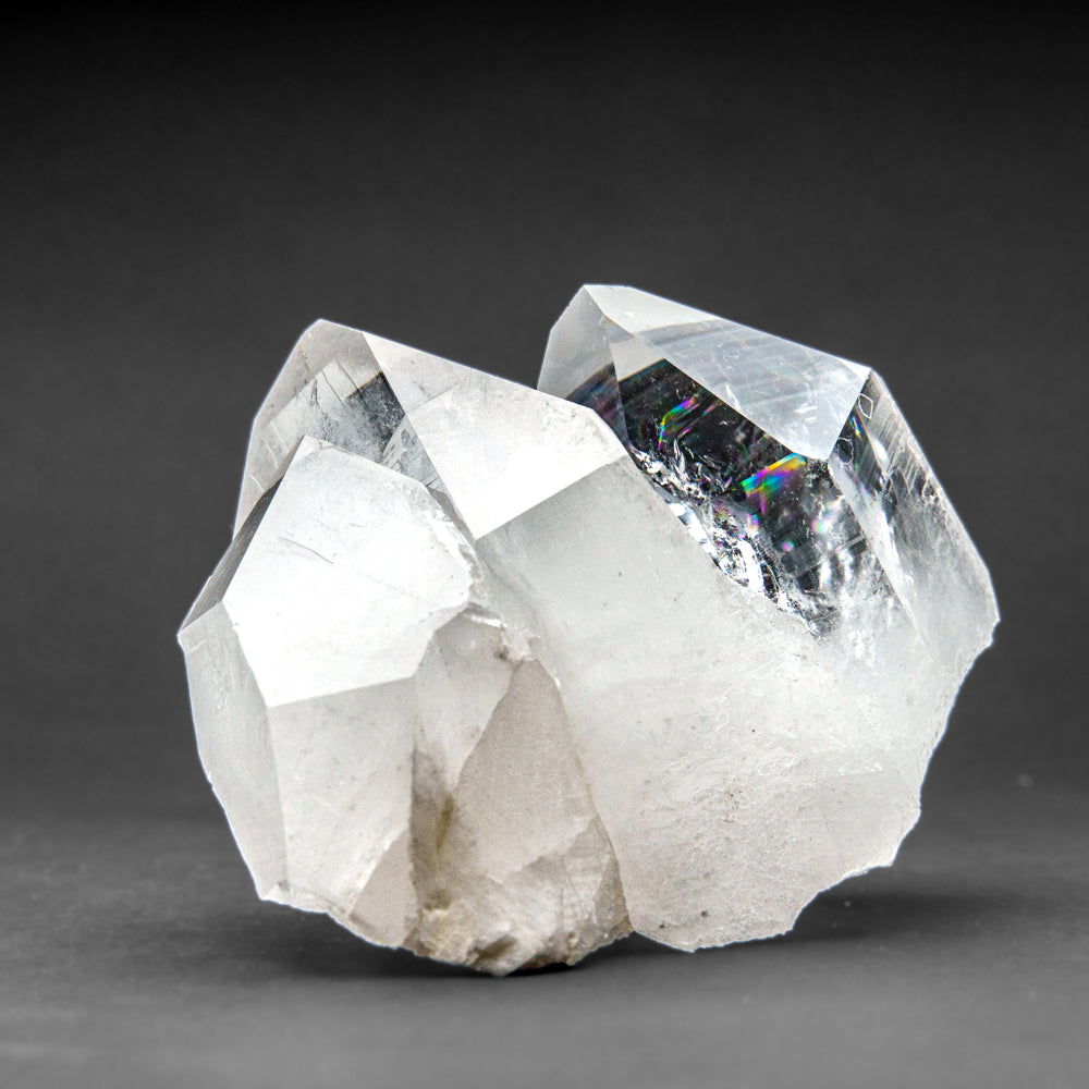 Genuine Clear Quartz Crystal Cluster from Brazil (1.5 lbs)