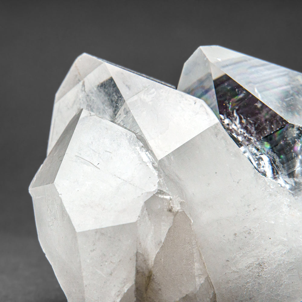 Genuine Clear Quartz Crystal Cluster from Brazil (1.5 lbs)