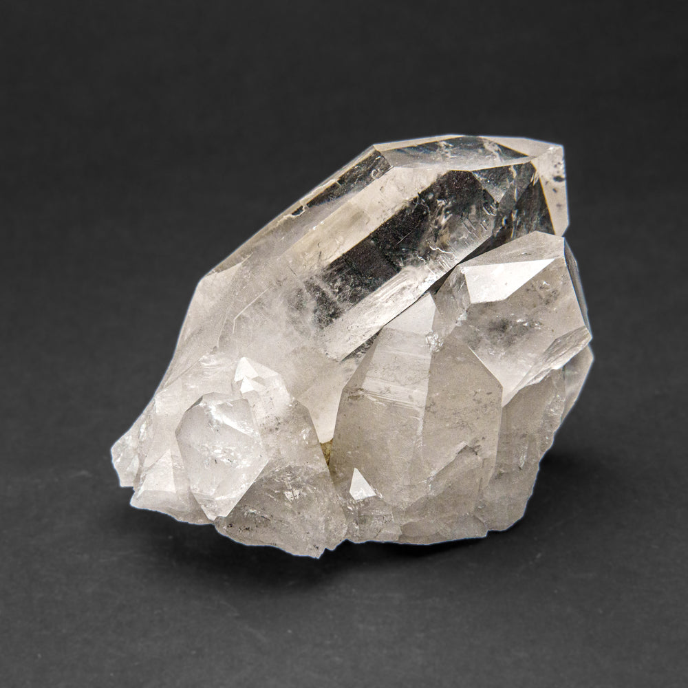 Genuine Clear Quartz Crystal Cluster from Brazil (372 grams)