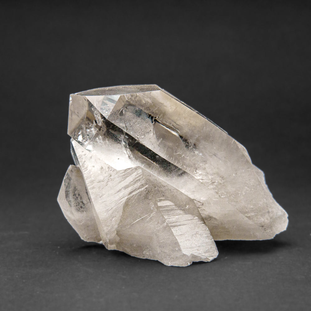 Genuine Clear Quartz Crystal Cluster from Brazil (372 grams)