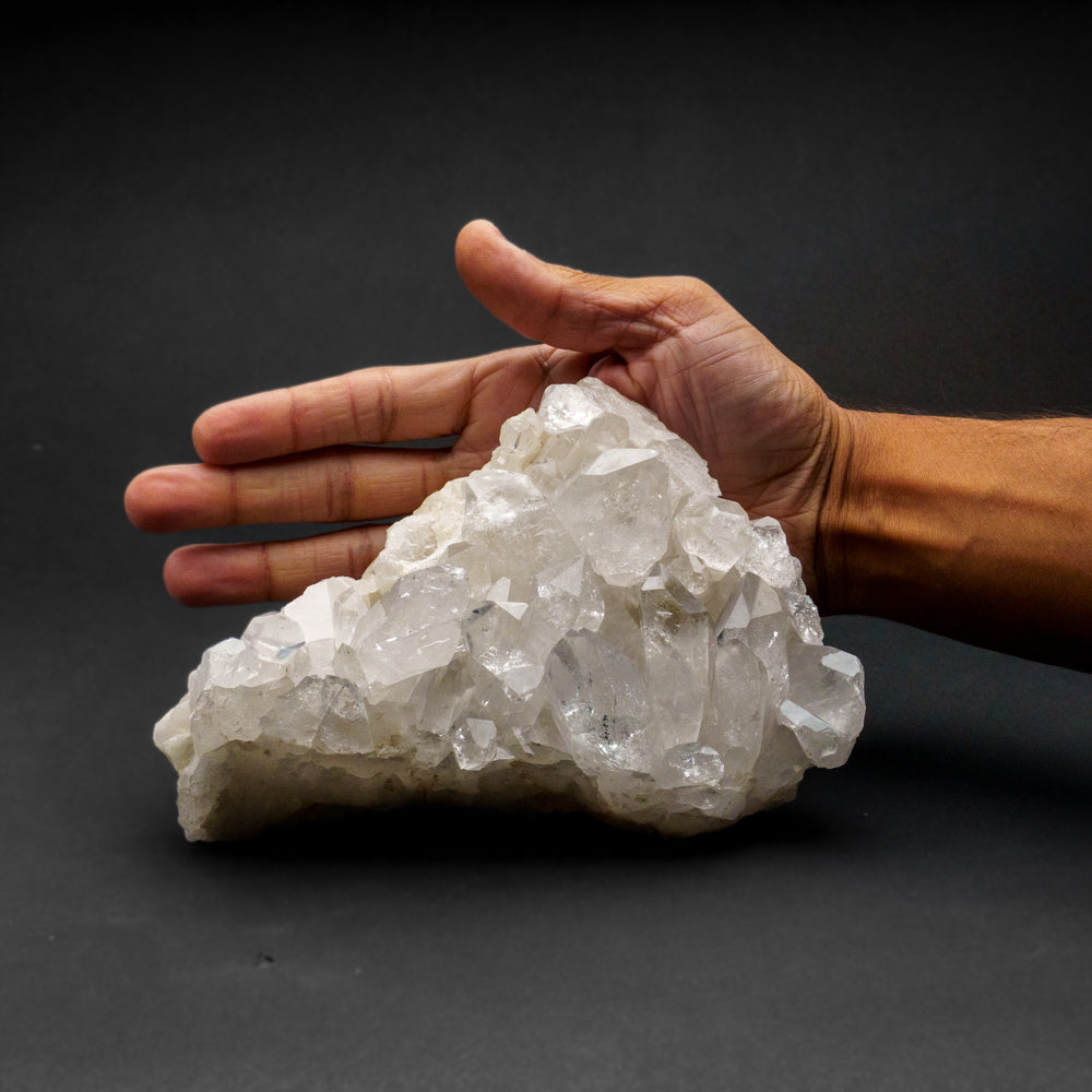 Genuine Clear Quartz Crystal Cluster from Brazil (2.4 lbs)