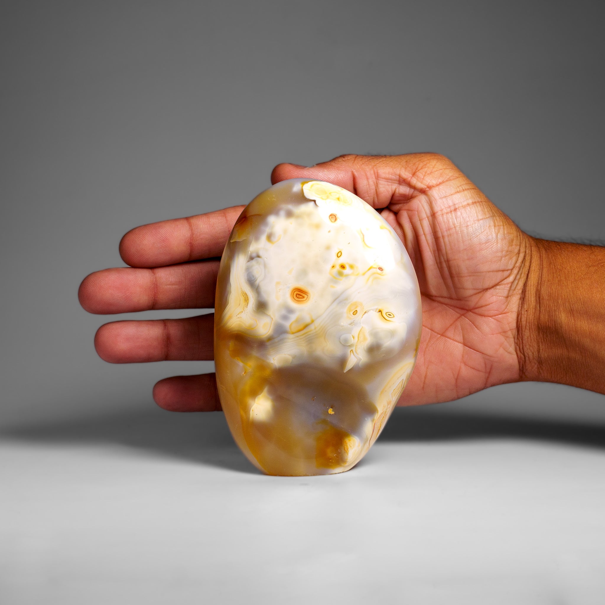 Genuine Polished Agate Freeform from Madagascar (.9 lbs)