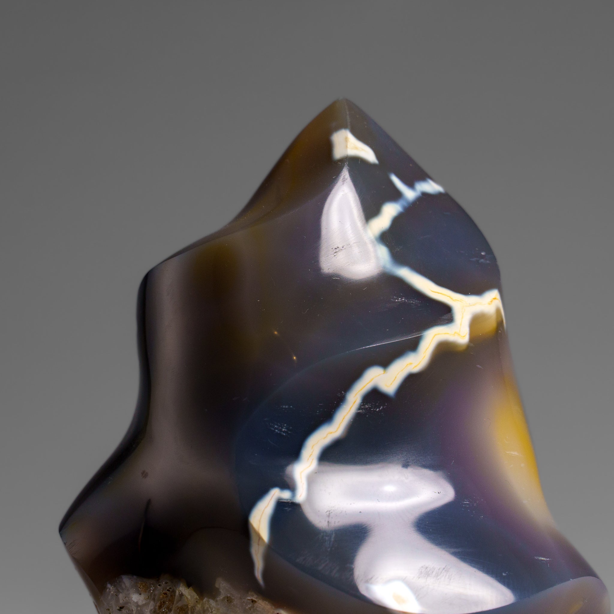 Genuine Polished Blue Chalcedony Orca Stone Freeform (1 lbs)