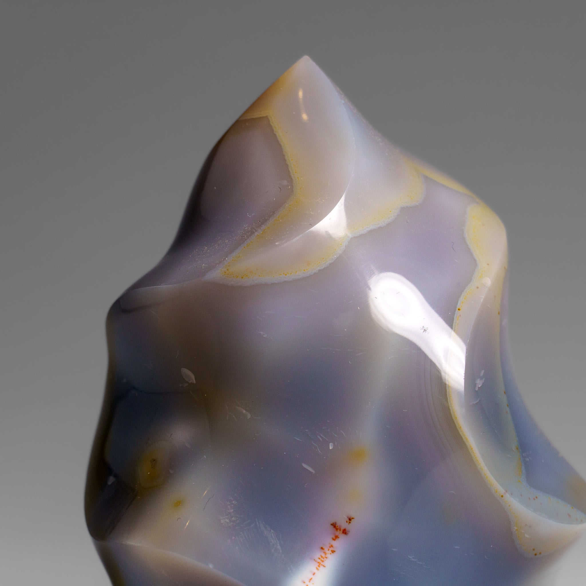 Genuine Polished Blue Chalcedony Orca Stone Freeform (1 lbs)