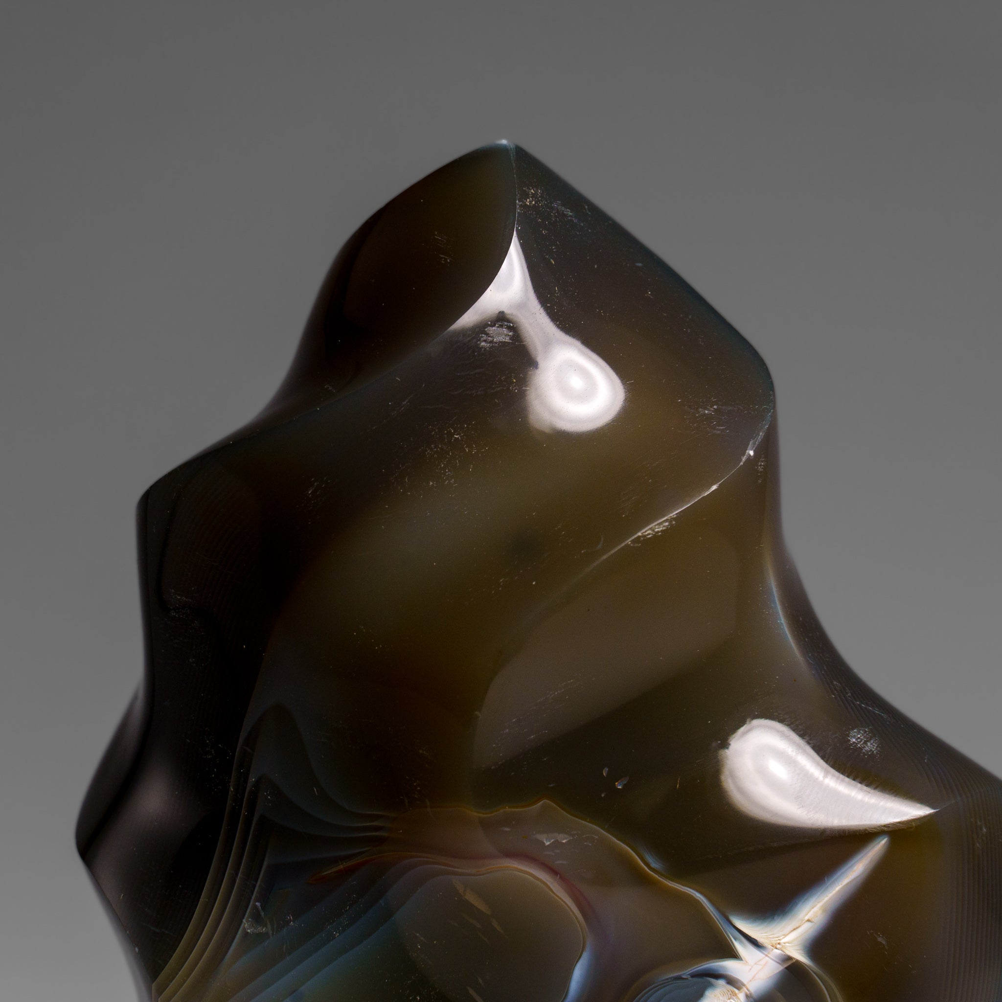 Genuine Polished Blue Chalcedony Orca Stone Freeform (1.2 lbs)