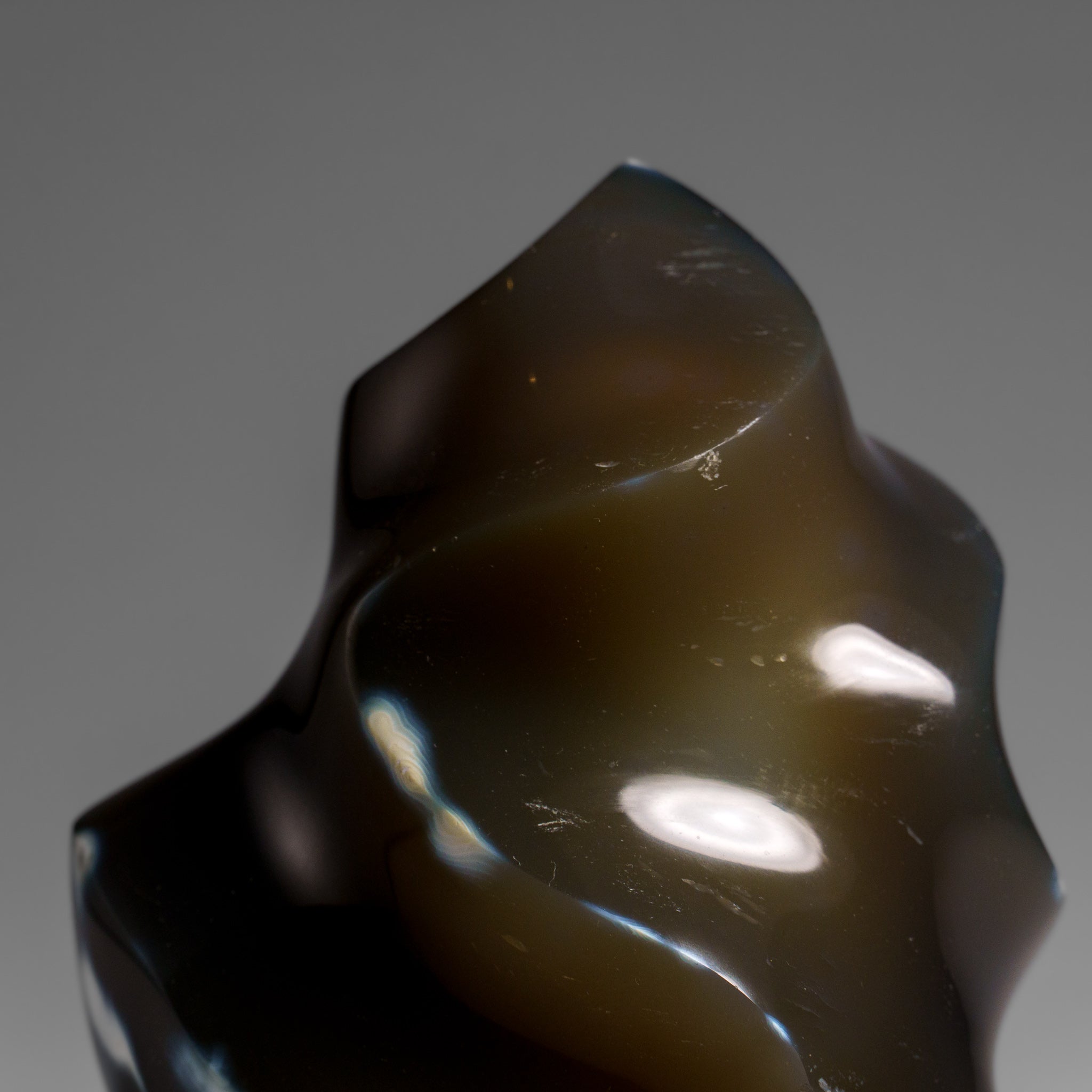 Genuine Polished Blue Chalcedony Orca Stone Freeform (1.2 lbs)