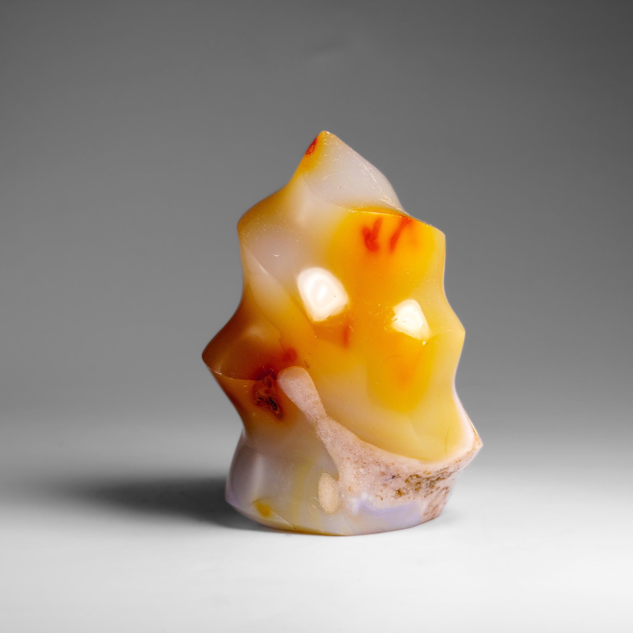 Genuine Polished Agate Flame Freeform from Madagascar (1 lb)