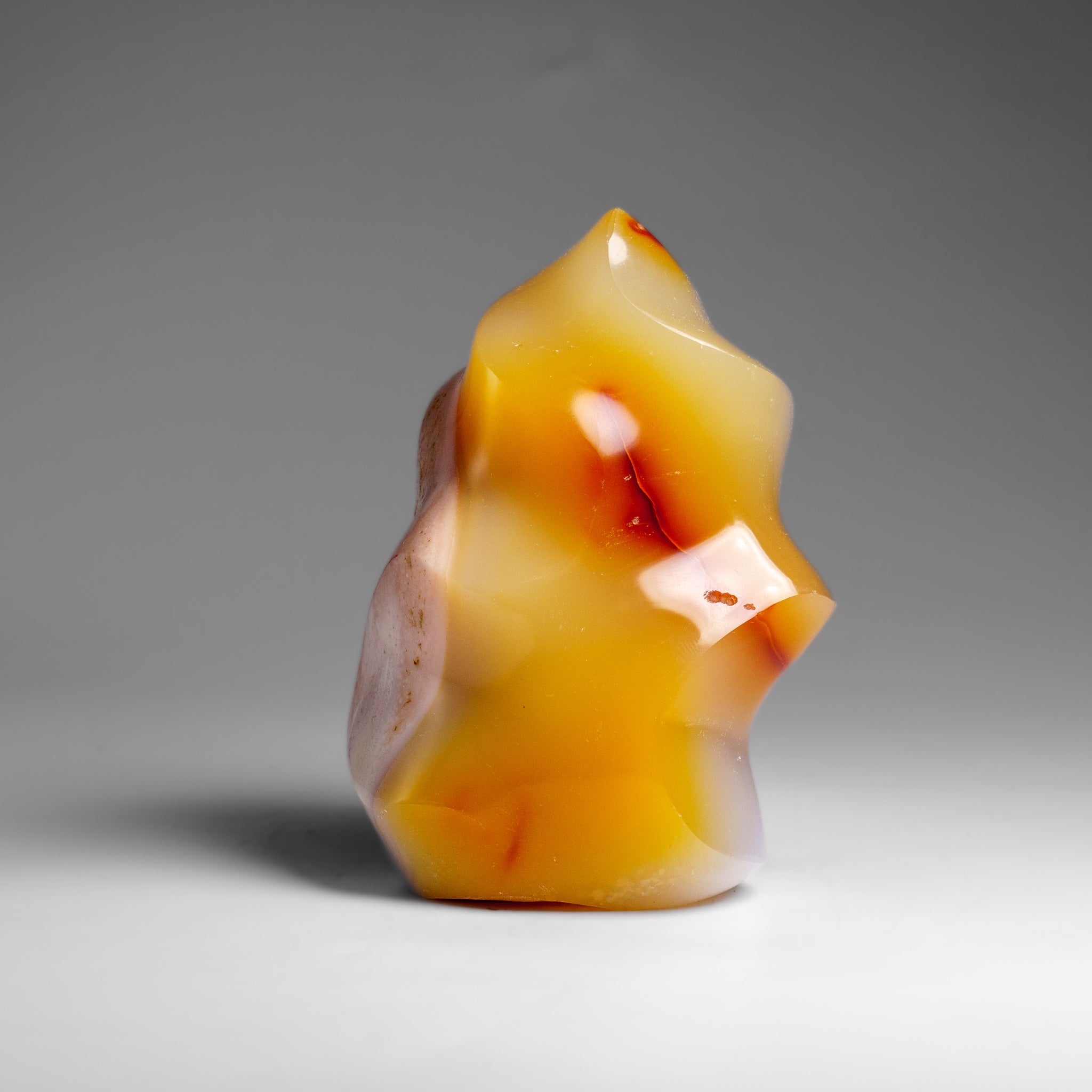 Genuine Polished Agate Flame Freeform from Madagascar (1 lb)